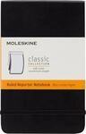 Moleskine Notebook Reporter, Liniert, Softcover, Farbe Schwarz, Pocket, 9 x 14 cm,