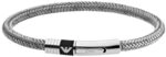 Emporio Armani Armband F&uuml;r M&auml;nner, Silbernes Edelstahlarmband, EGS1623040