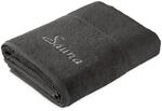 frottana Pearl Saunatuch 80 x 200 cm aus 100% Baumwolle, graphite