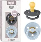 BIBS Colour Schnuller 2er-Pack, BPA-frei, Kirschform Nippel....