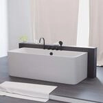 Tronitechnik&reg; Badewanne Saria Ma&szlig;e ca. 170 x 80 x 58cm Wanne, inkl. Schwarze