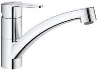 GROHE BauGo, K&uuml;chenarmatur mit flachem Auslauf (Wasserhahn f&uuml;r die K&uuml;che,