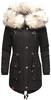 Navahoo Premium Damen Winter Jacke Parka Mantel Winterjacke warm Kunstfell B805