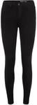 Noisy May NOS DE Damen Nmcallie Hw Vi023bl Noos Skinny Jeans, Schwarz (Black Denim