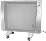 MAUK&reg; W&auml;rmewellen Heizger&auml;t Stand + Wandheizung rollbar | 3 Stufen - 1500W