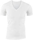 CALIDA Evolution T-Shirt Herren | V-Neck, glatte Qualit&auml;t und k&ouml;rpernahe Passform