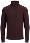 JACK & JONES Herren Jjeemil Knit Roll Neck Noos Rollkragenpullover, Rot (Port Royale