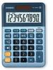 CASIO Tischrechner MS-100EM, 10-stellig, Währungsumrechnung, Cost/Sell/Margin,