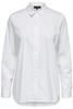 Damen Selected Lange Hemd Bluse | Langarm Classic Tunika Regular Fit Oberteil 