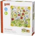 Goki 58603 Blumenpresse Fr&uuml;hlingswiese, Mittel, Meerkleurig