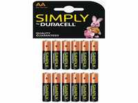 Duracell Simply AA Batterien (12 Stück)