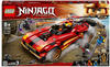 LEGO 71737 NINJAGO Legacy X-1 Ninja Superauto und Motorrad mit Cole als goldene