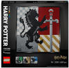 LEGO 31201 Art Harry Potter Hogwarts Wappen Set, Wanddekor, DIY Puzzle für