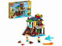 LEGO Creator 3in1 Surfer Beach House 31118 Building Kit Featuring Beach Hut and