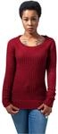 Urban Classics Ladies Long Wideneck Sweater Frauen Strickpullover schwarz