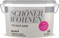Wand- und Deckenfarbe Sch&ouml;ner Wohnen Trendfarbe pearl matt 5,0 l