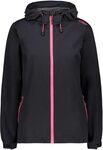CMP - Damenjacke mit fester Kapuze, Anthrazit-Glanz, XS