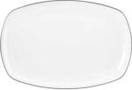 Seltmann 001.755629 Lido Black Line Platte, Rechteckig, 35cm x 24cm, Schwarz