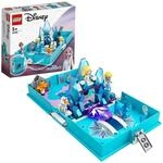 LEGO 43189 Disney Frozen 2 Elsas M&auml;rchenbuch, Reisespielzeug Mit Nokk Und...