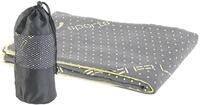 PEARL Sports Yogahandtuch: 2in1-Mikrofaser-Yoga-Handtuch & Auflage, saugf&auml;hig,