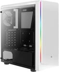 Aerocool RIFTW RIFT, ATX-PC-Box, RGB 13-Modi, Seitenwand, 12-cm-L&uuml;fter,wei&szlig;
