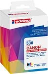edding Druckerpatrone EDD-530 - Multipack 4 - Schwarz, Cyan, Magenta, Gelb - 1x 35 ml