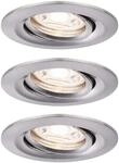 Paulmann 92973 Nova Mini Plus LED Einbauleuchte Coin 3er Set rund schwenkbar 3x4,2W
