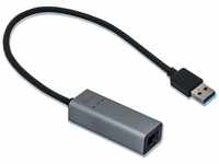 i-tec USB 3.0 Metal Gigabit Ethernet Adapter 1x USB 3.0 to RJ-45 LED for Windows