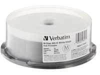 Verbatim 98917 M-DISC BD-R 25GB/1-4x, Inkjet 25-Disc Cakebox