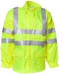 Planam 2062052 Warnschutz Regenjacke, Uni Gelb, Gr&ouml;&szlig;e 52