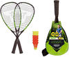 Talbot-Torro Speed-Badminton Set Speed 5500, 2 handliche Alu-Rackets 56,5cm, 6
