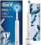 Oral-B Pro 1 750 White Design Edition mit Reiseetui