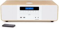Thomson MIC201IDABBT Home-Stereoanlage Heim-Audio-Mikrosystem Wei&szlig;, Holz 60 W -