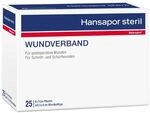 Hansapor steril Wundverband 6 x 7 cm Pflaster mit 3 x 4 cm Wundauflage, 25 St.