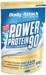 Body Attack Power Protein 90 - Butter Biscuit- 500g - Mehrkomponenten Protein Pulver,
