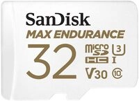 SanDisk MAX ENDURANCE Video Monitoring for Dashcams & Home Monitoring 32 GB microSDHC