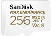 SanDisk MAX ENDURANCE microSDXC Speicherkarte mit Adapter 256 GB (Für Dashcams und