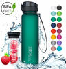 720°DGREE Trinkflasche 1l uberBottle softTouch +Früchtebehälter - BPA-Frei -