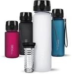 720&deg;DGREE Trinkflasche 1l uberBottle softTouch +Fr&uuml;chtebeh&auml;lter - BPA-Frei -