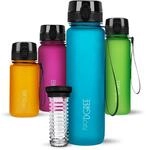 720&deg;DGREE Trinkflasche 1l uberBottle softTouch +Fr&uuml;chtebeh&auml;lter - BPA-Frei -