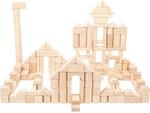 small foot Baukl&ouml;tze aus Holz, Set mit 200 Teilen, inkl. Br&uuml;cken, Zylindern,