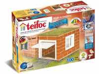 Teifoc TEI 4060 Steinbaukasten - Garage, Bauset für Kinder ab 7 Jahren