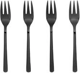 Broste Copenhagen HUNE Kuchengabel Titanium Mat Black 4tlg.