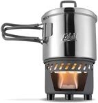 Esbit Trockenbrennstoffkochset - Outdoor Camping Kocher 585 ml mit Edelstahl Topf -