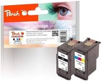 Peach C545/546 Spar Pack Druckk&ouml;pfe (BK, C) ersetzt Canon PG-545BK, CL-546C,