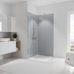Schulte Decodesign Set"Ecke", Farbe Hellgrau, 210 x 90 cm, bestehend aus 2