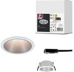 Paulmann 93398 Einbauleuchte Cole starr rund dimmbar Einbaustrahler Wei&szlig; matt,