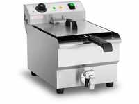 Royal Catering RCEF-13EHB Fritteuse mit Öl 13l Elektro-Fritteuse Gastro 3.200...
