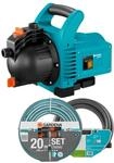 Gardena 01717-61 Gartenpumpe 3000/4 SET, 600 W, t&uuml;rkis, schwarz, Orange