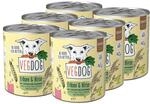 VEGDOG hypoallergenes Nassfutter Senioren 7+, Erbsenprotein, 6x800g 